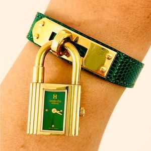 RARE Hermès Kelly Cadena Lock Watch